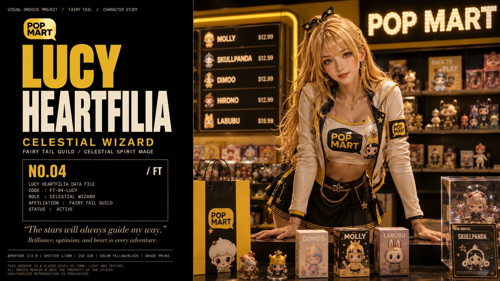 Anime Character Brand Poster