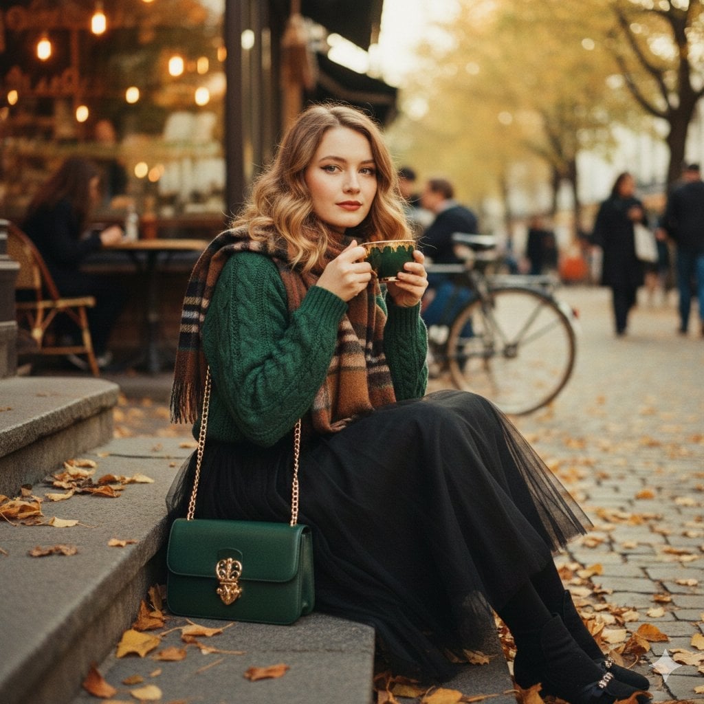 1970s Vintage Fashion Portrait