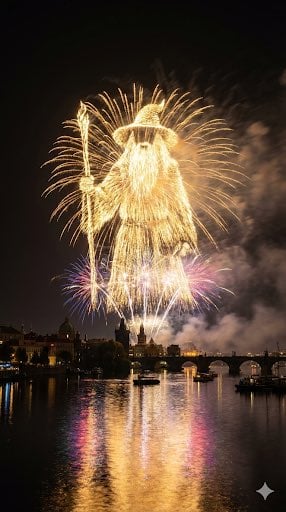 Custom Shaped City Fireworks