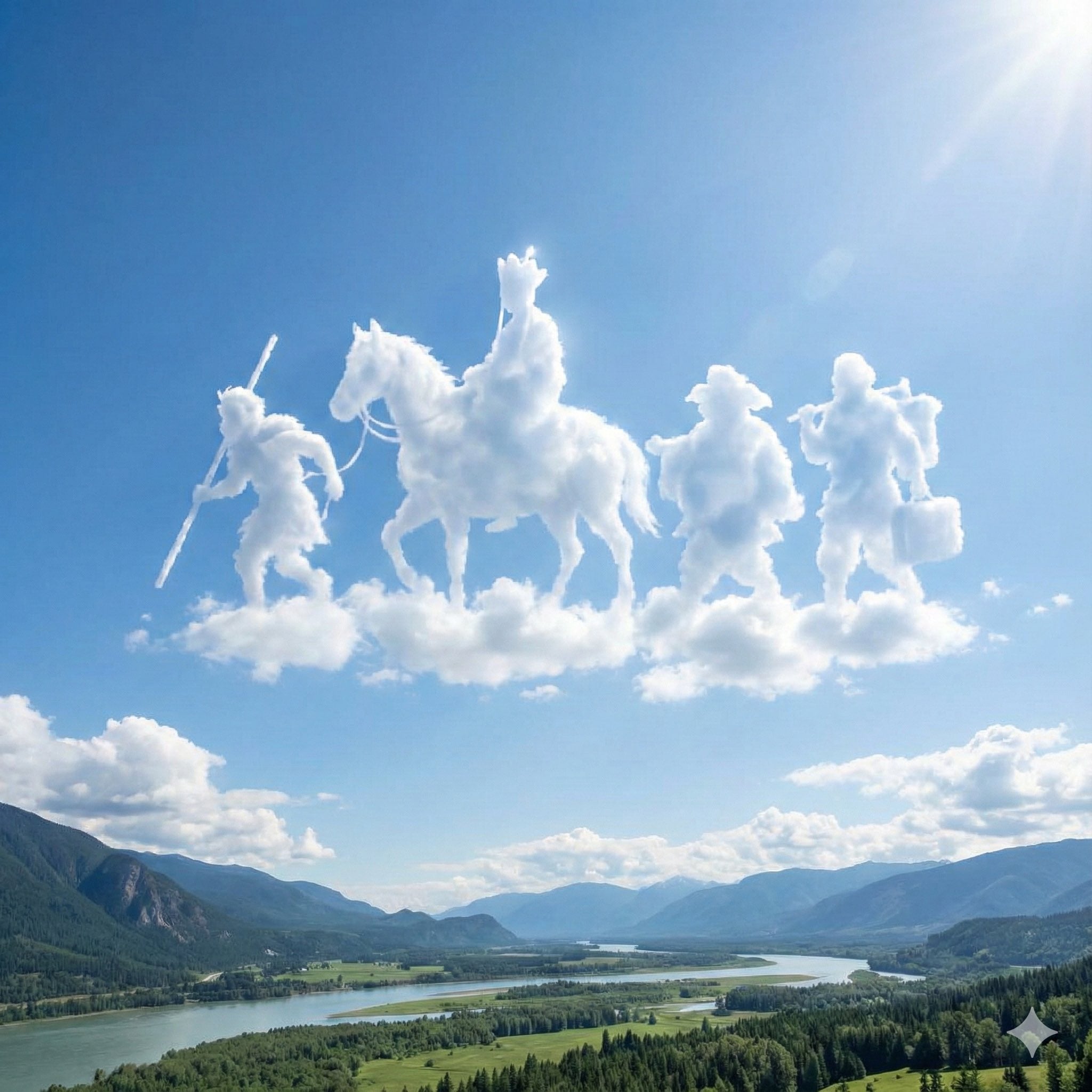 Custom Cloud Silhouette Sky