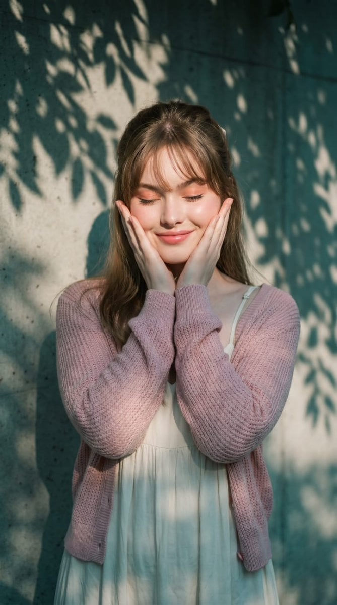 Cinematic Film Portrait of a Young Woman