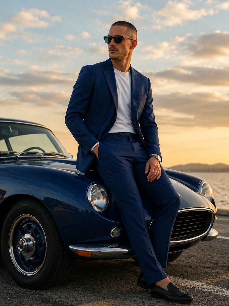 Luxury Editorial Portrait of a Gentleman