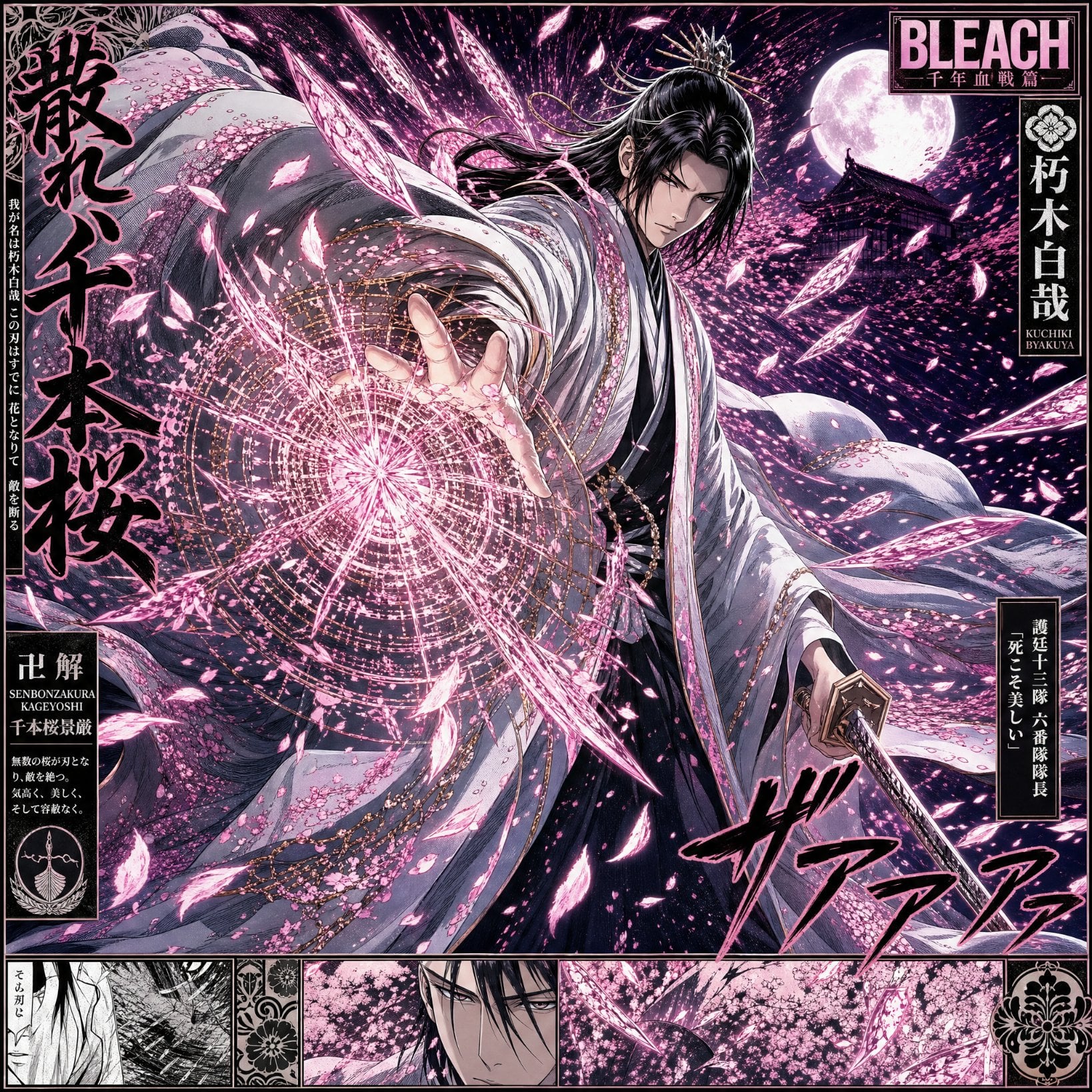Hitsugaya Toshiro Bankai Anime Poster