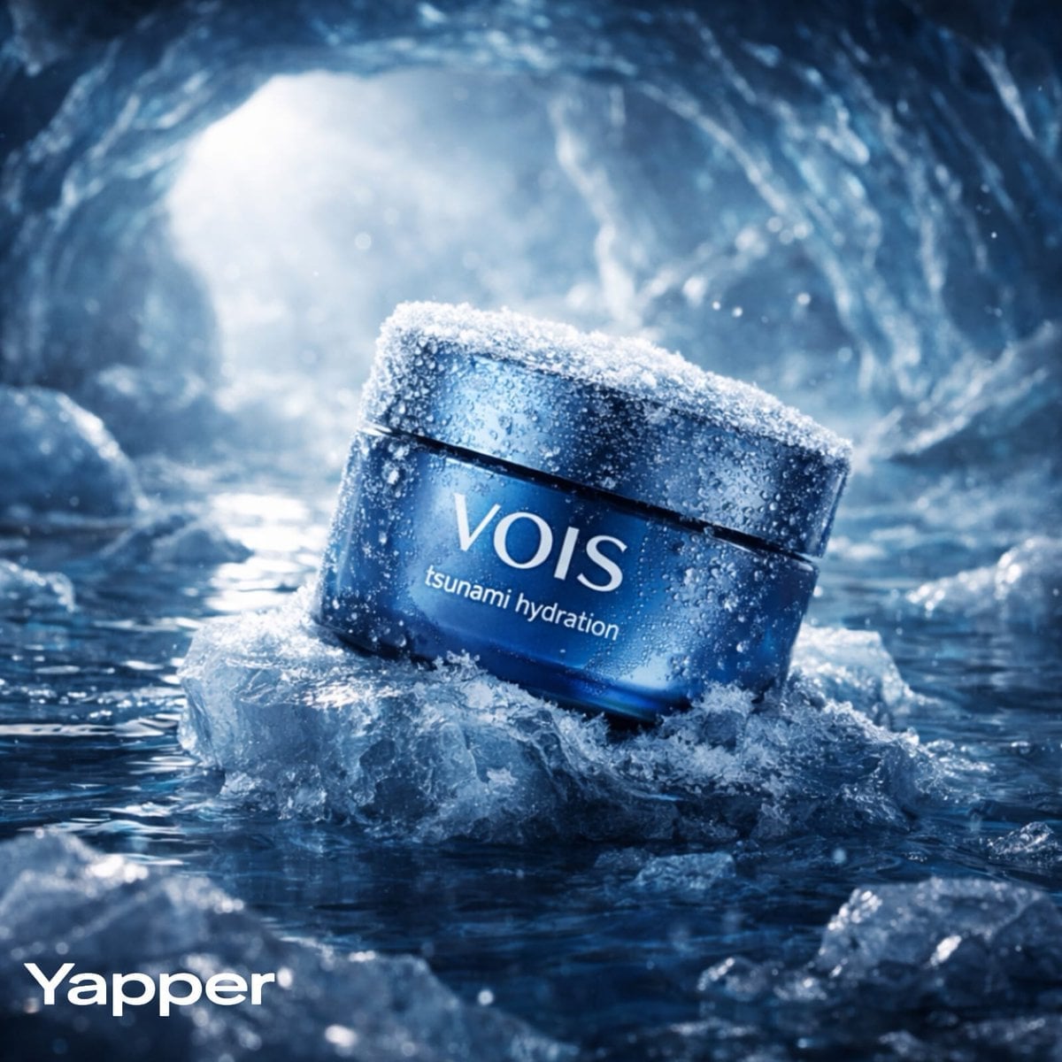 Winter Skincare Product Photography