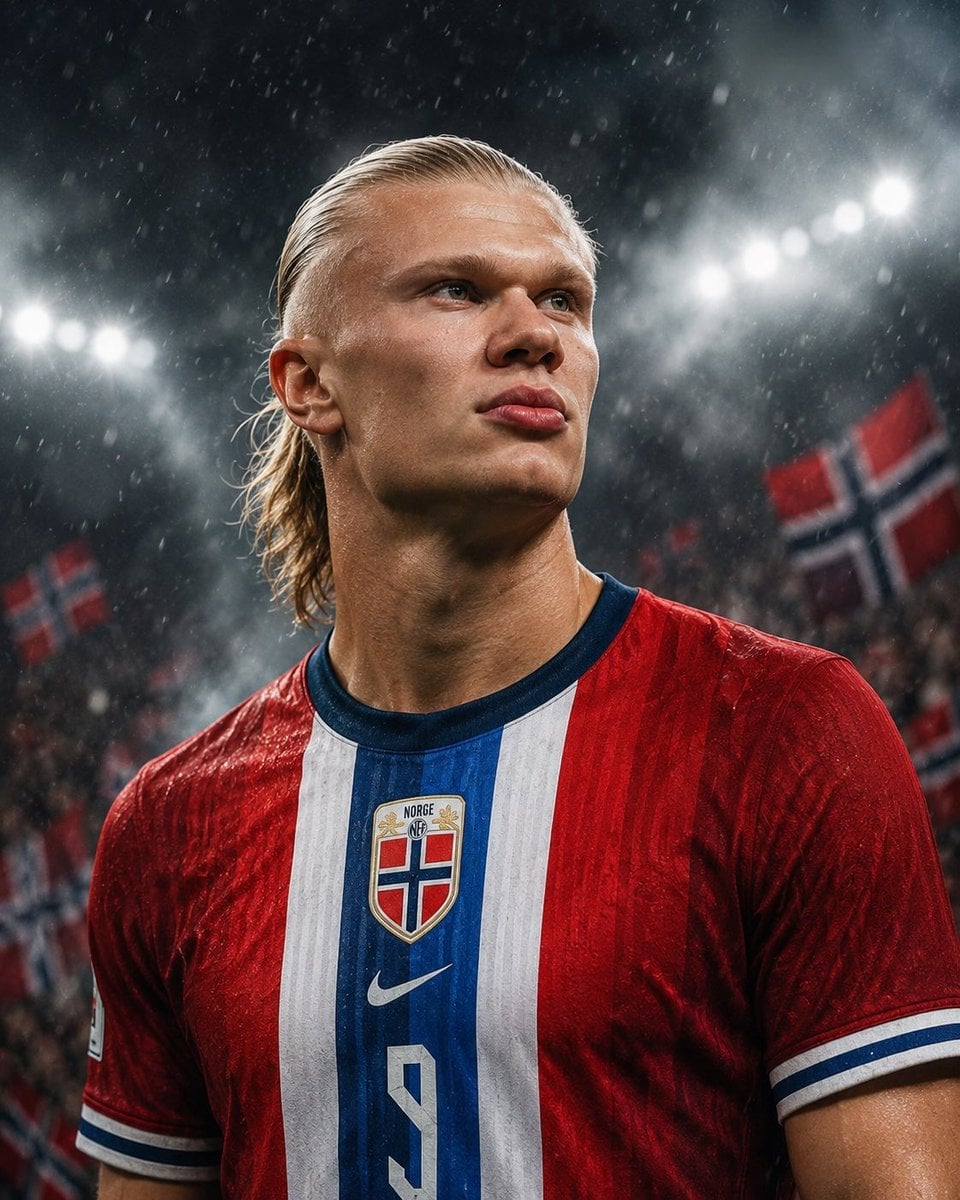 Cinematic Football Player Portrait