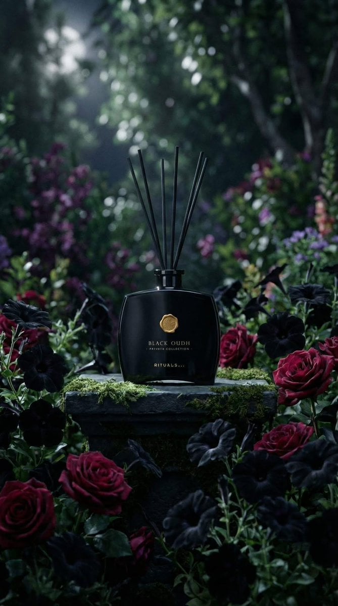Luxury Black Oudh Reed Diffuser