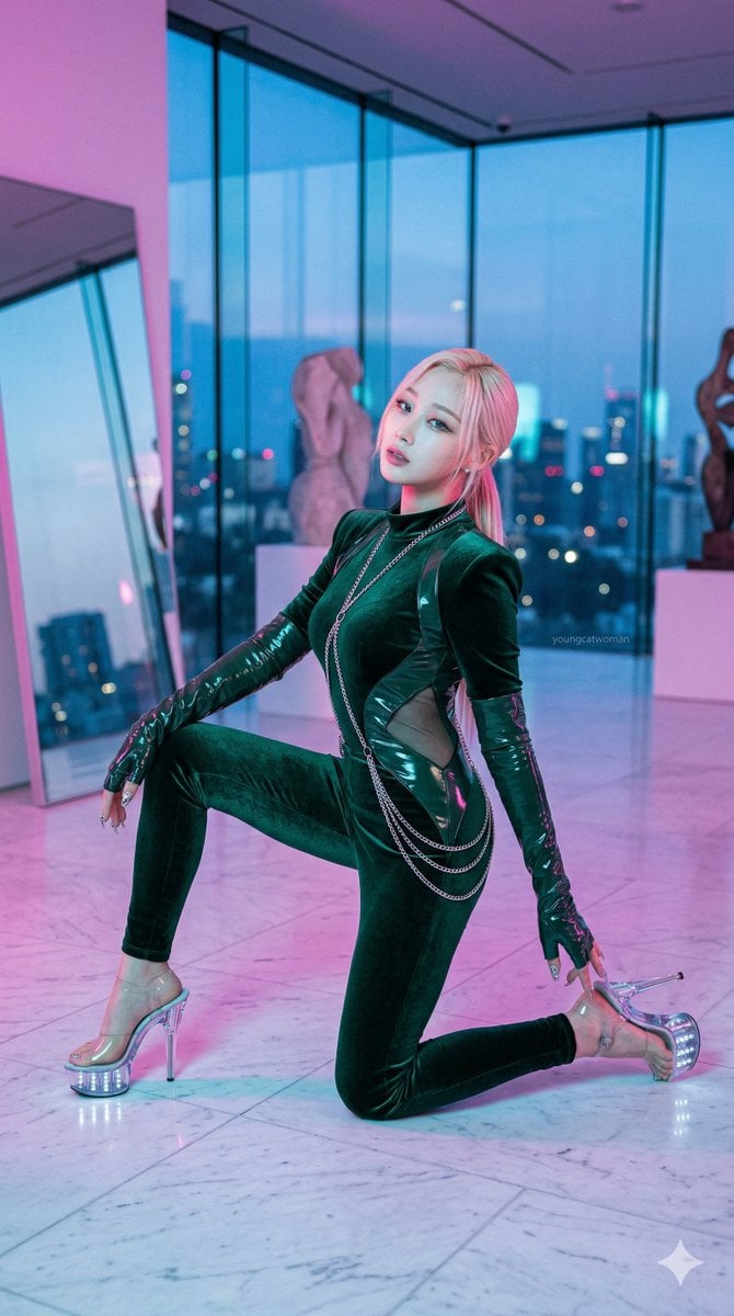 K-Pop Editorial Fashion Portrait