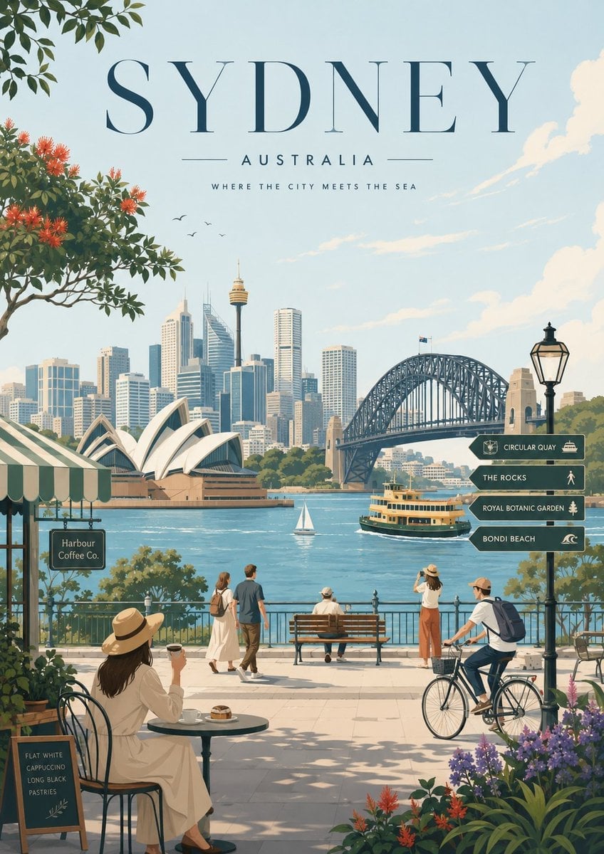 Minimalist Editorial Travel Poster