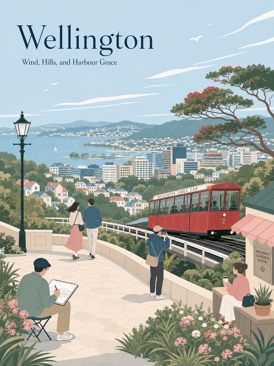 Minimalist Editorial Travel Poster