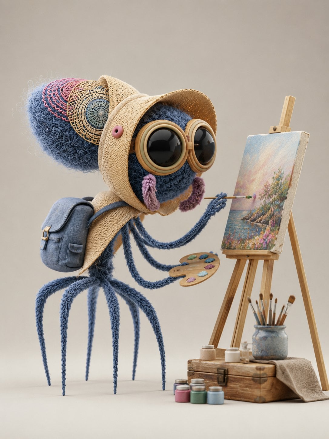 Handcrafted Textile Sculpture