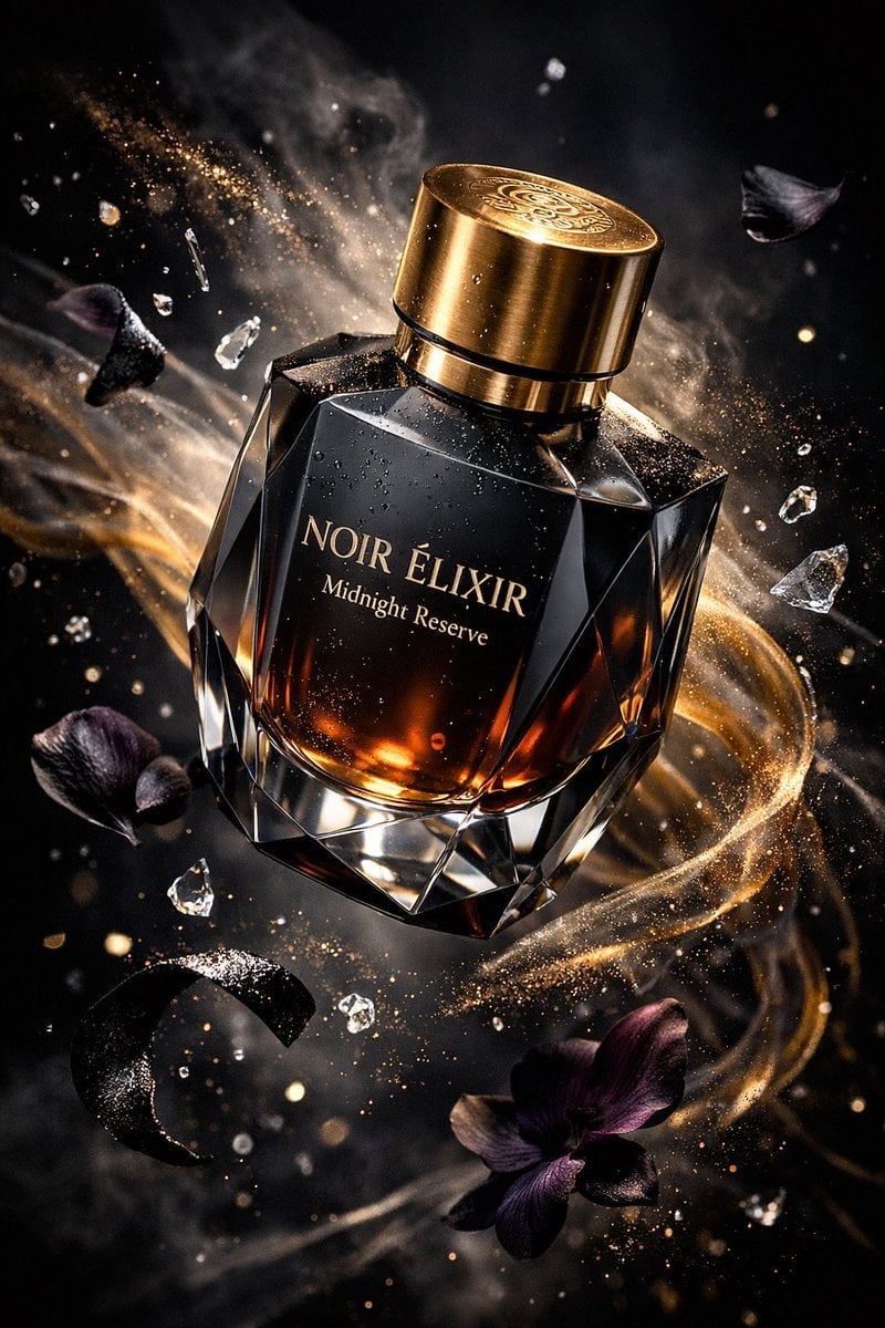 Luxury Perfume Bottle Advertising