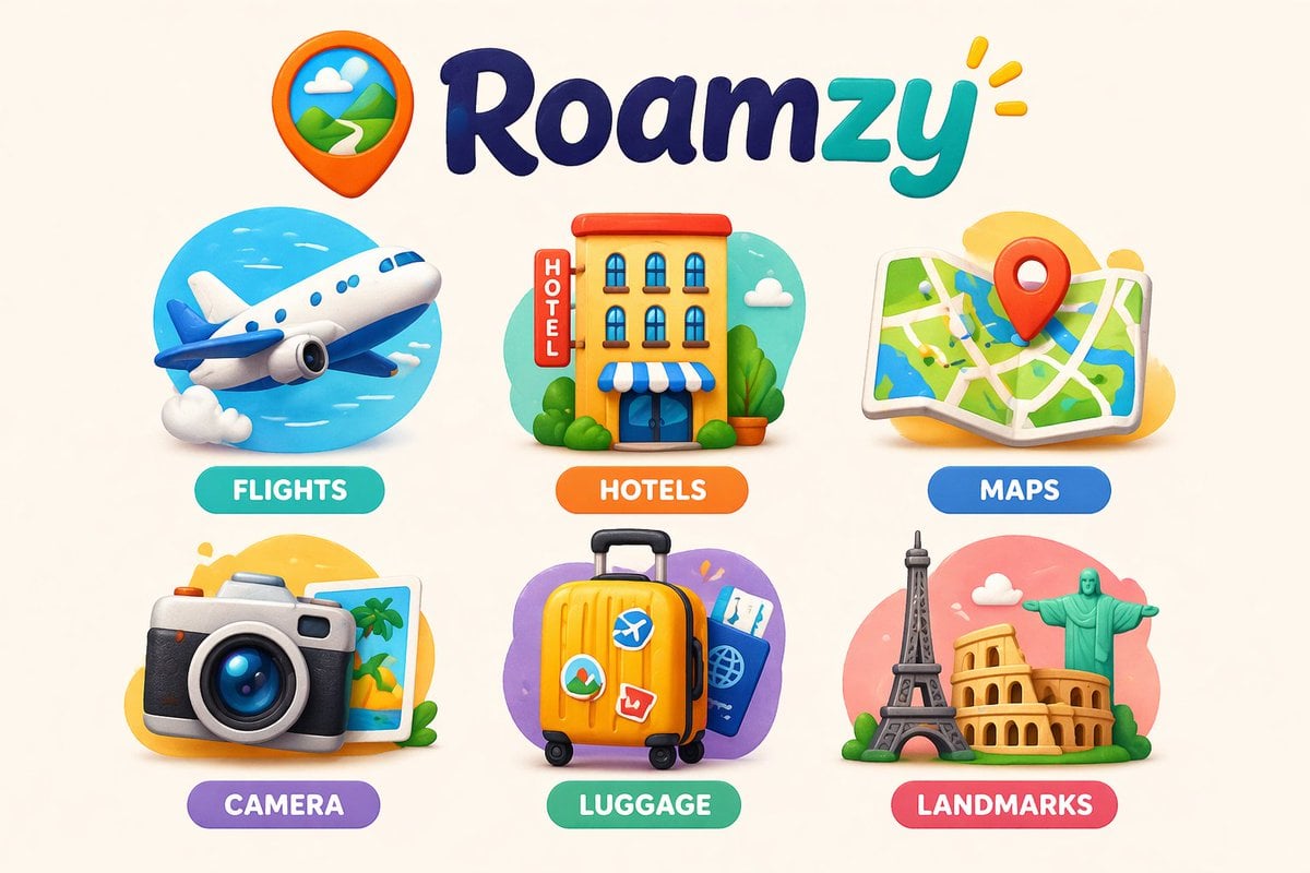 Playful Brand Icon Collection