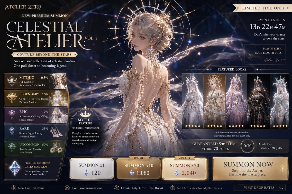 星陨特供扭蛋活动海报
