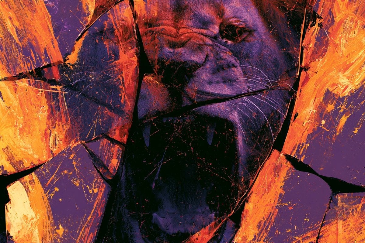 Shattered Mirror Abstract Art