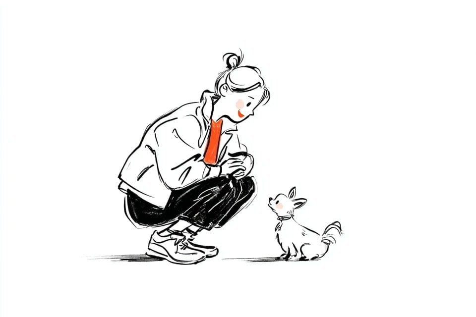 手绘风趣味角色插画