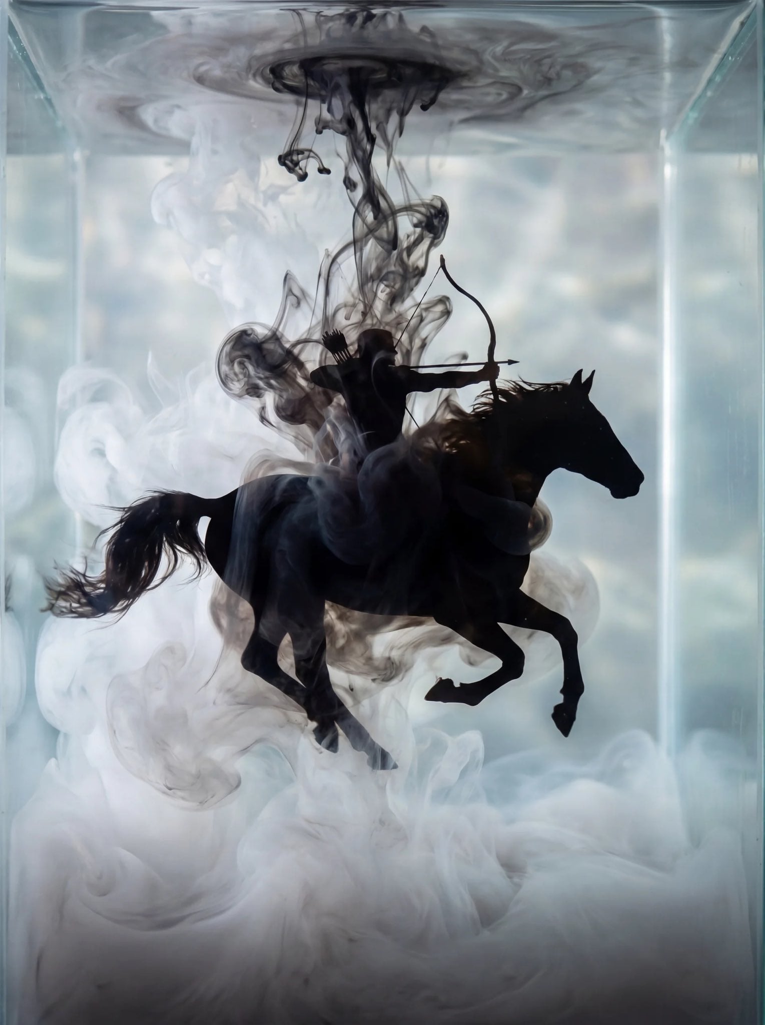 Liquid Plume Abstract Art