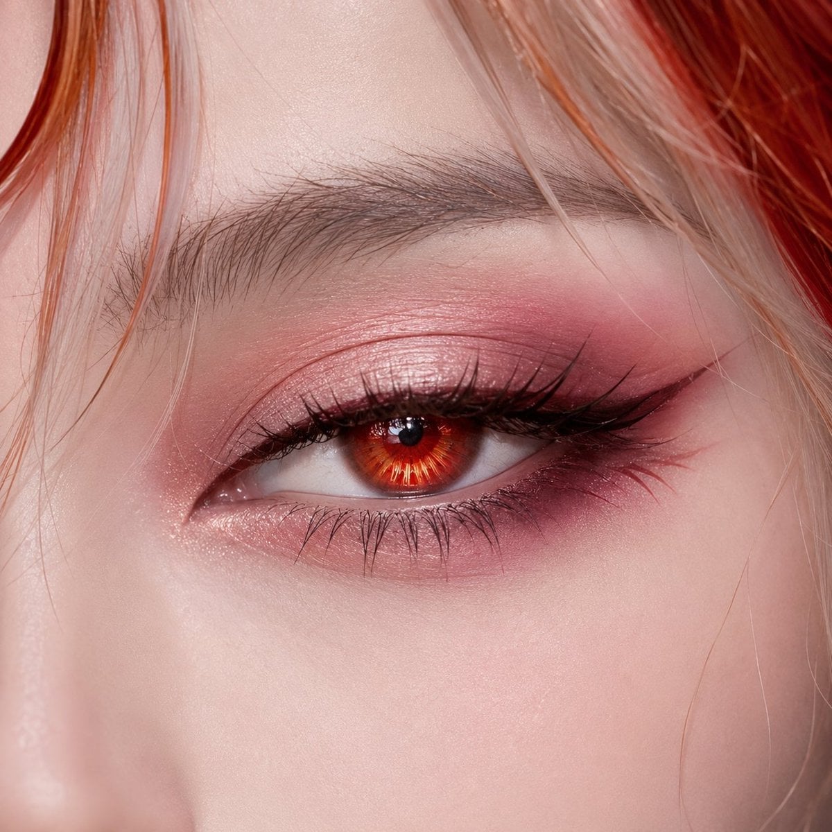 Macro Eye Makeup Close-up
