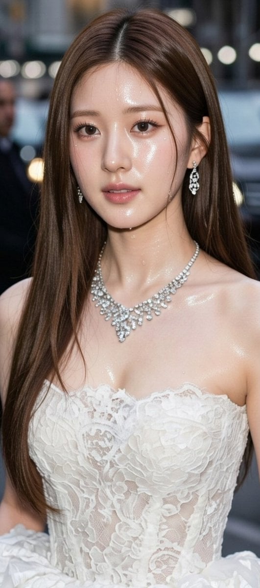 Elegant High-Fashion Gown Portrait