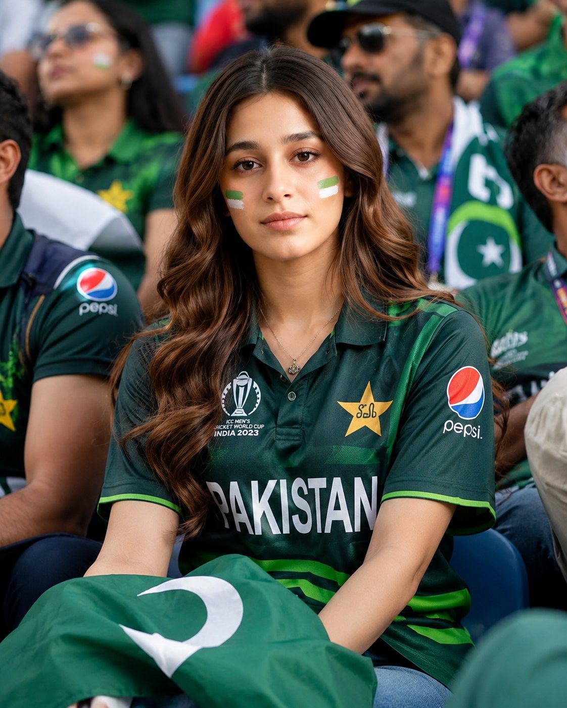 World Cup Stadium Fan Portrait