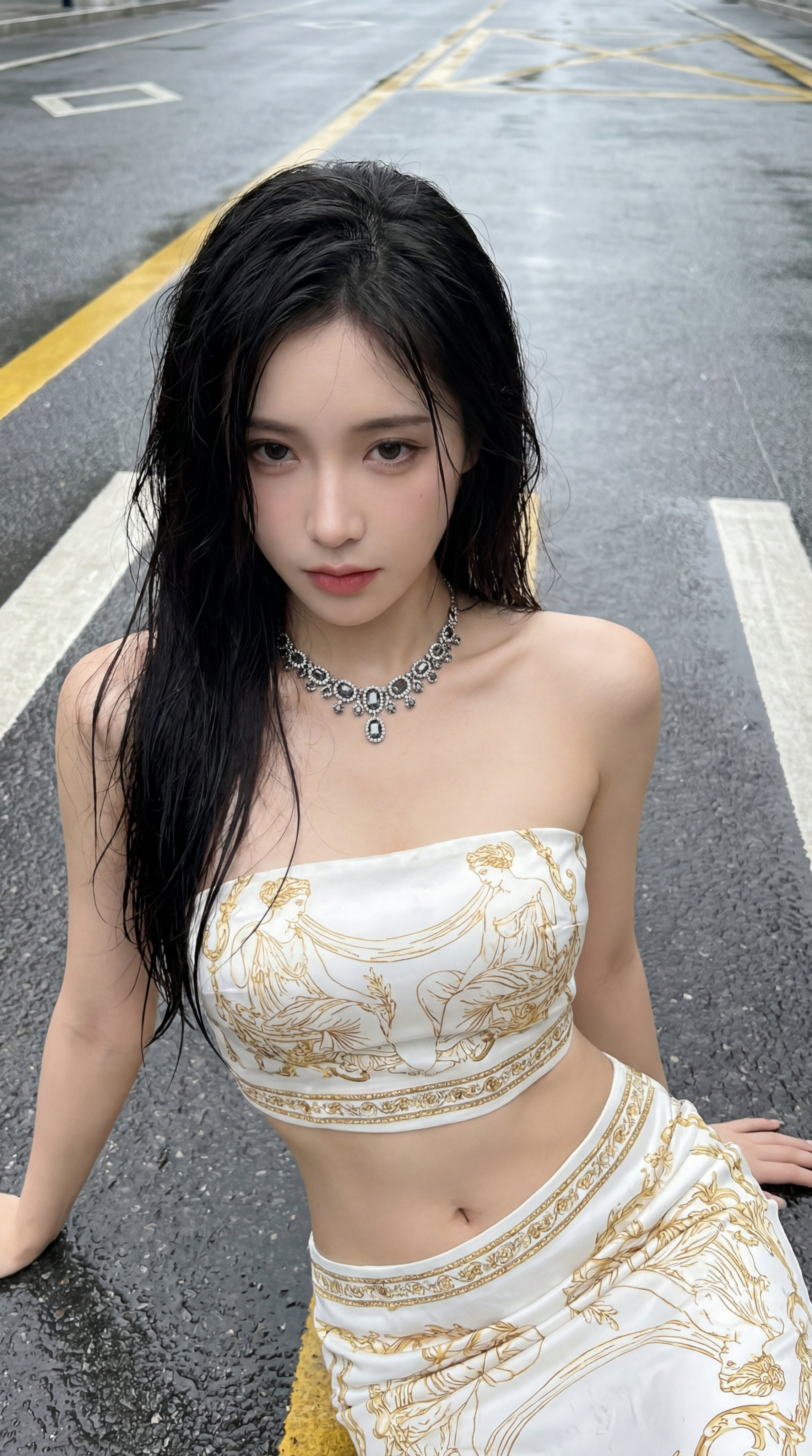 赛博新中式时尚人像