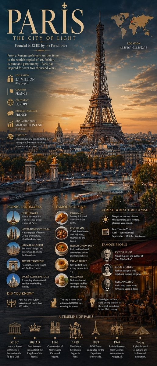 Cinematic City Infographic Poster