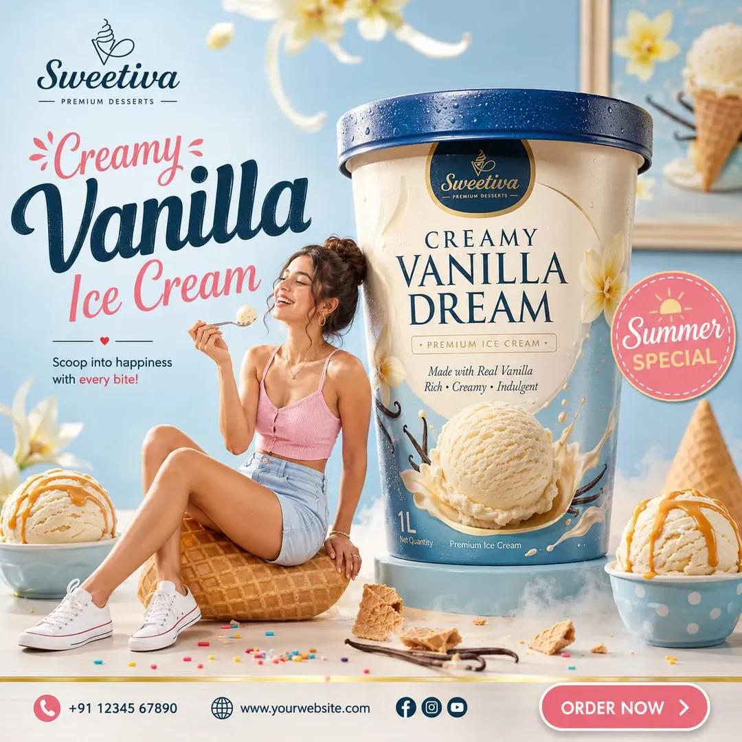 热带风情品牌广告海报