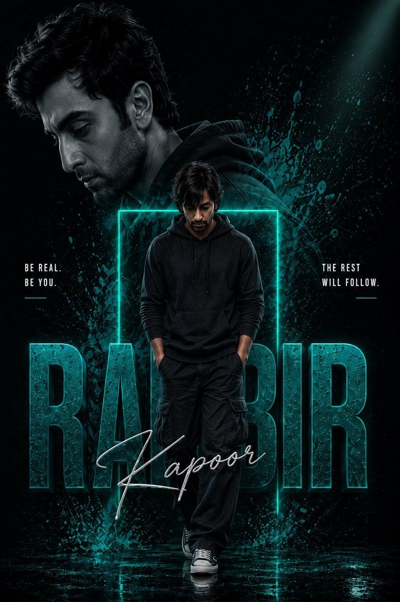 Cinematic Celebrity Editorial Poster
