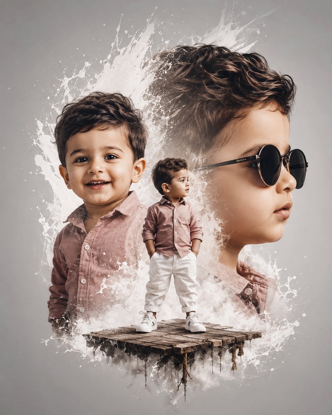 Double Exposure Boy Movie Poster