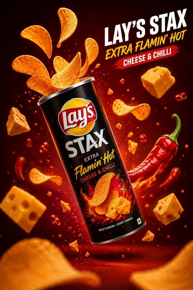 Spicy Potato Chips Commercial Ad