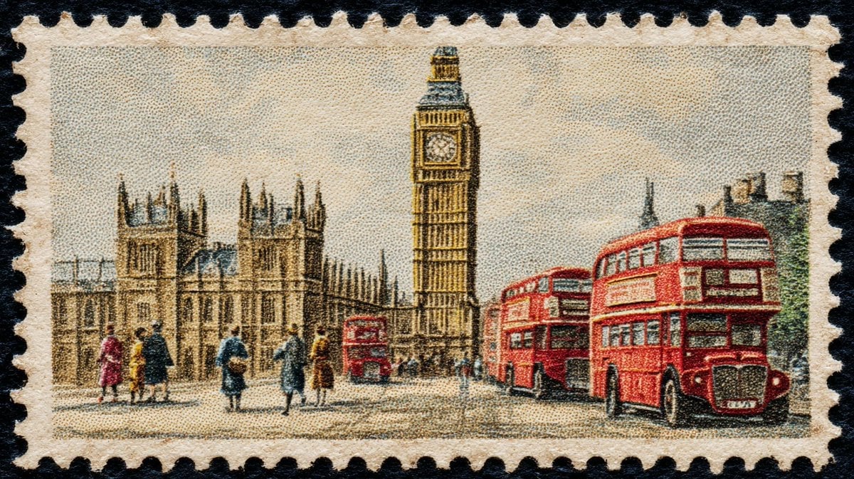 Vintage Capital Monument Stamp