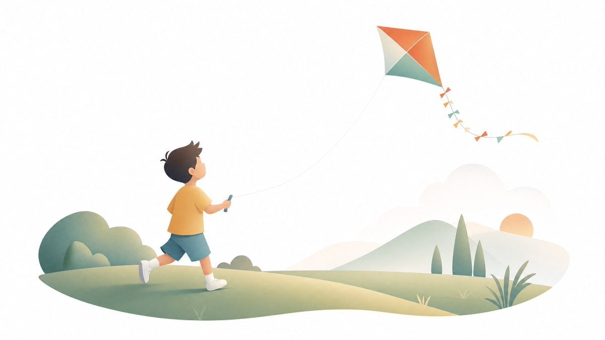 Minimalist Gradient App Illustration