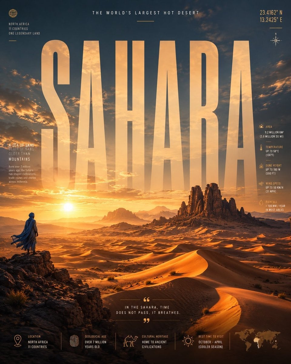 Minimalist Cinematic Travel Poster