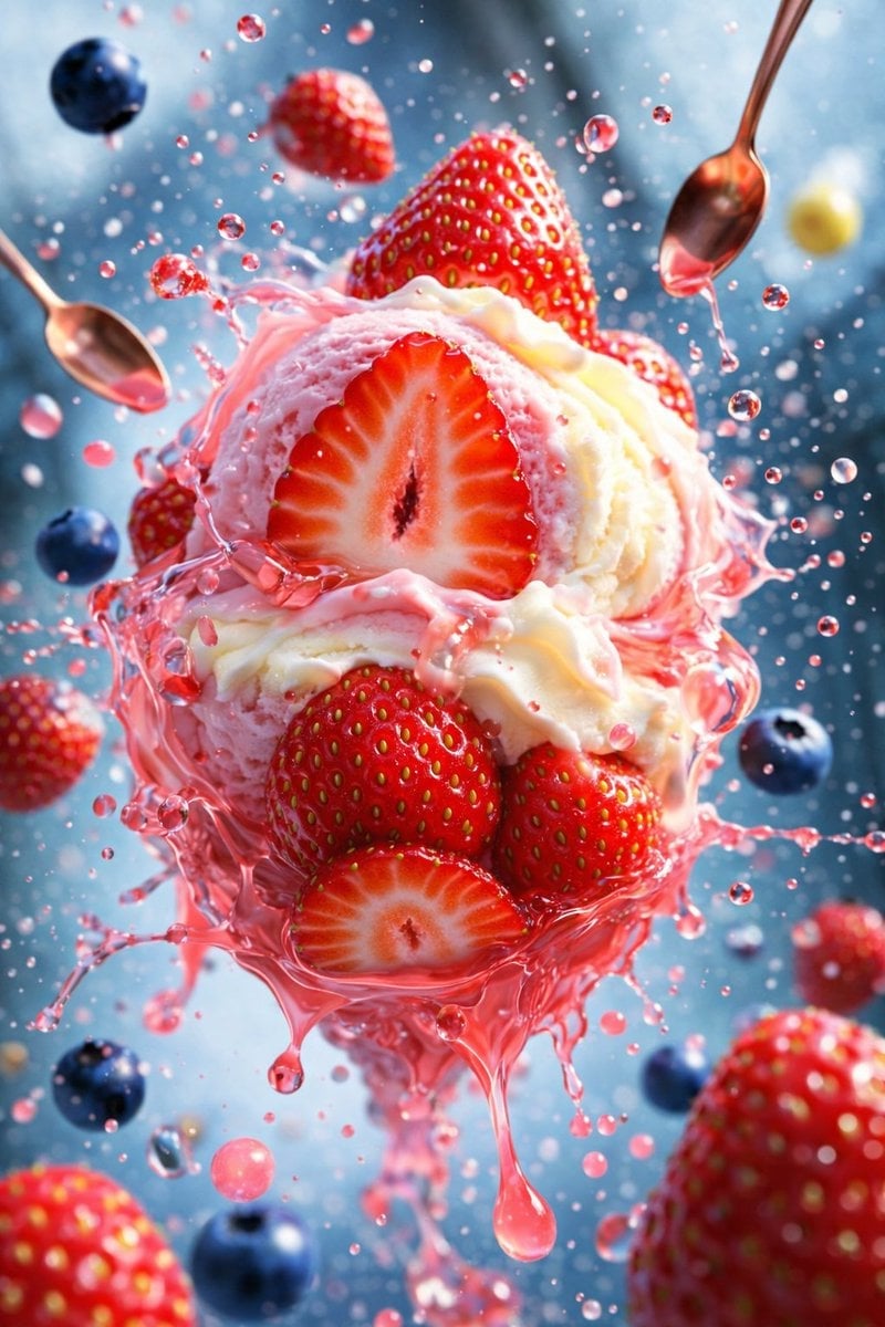Gourmet Ice Cream Splash