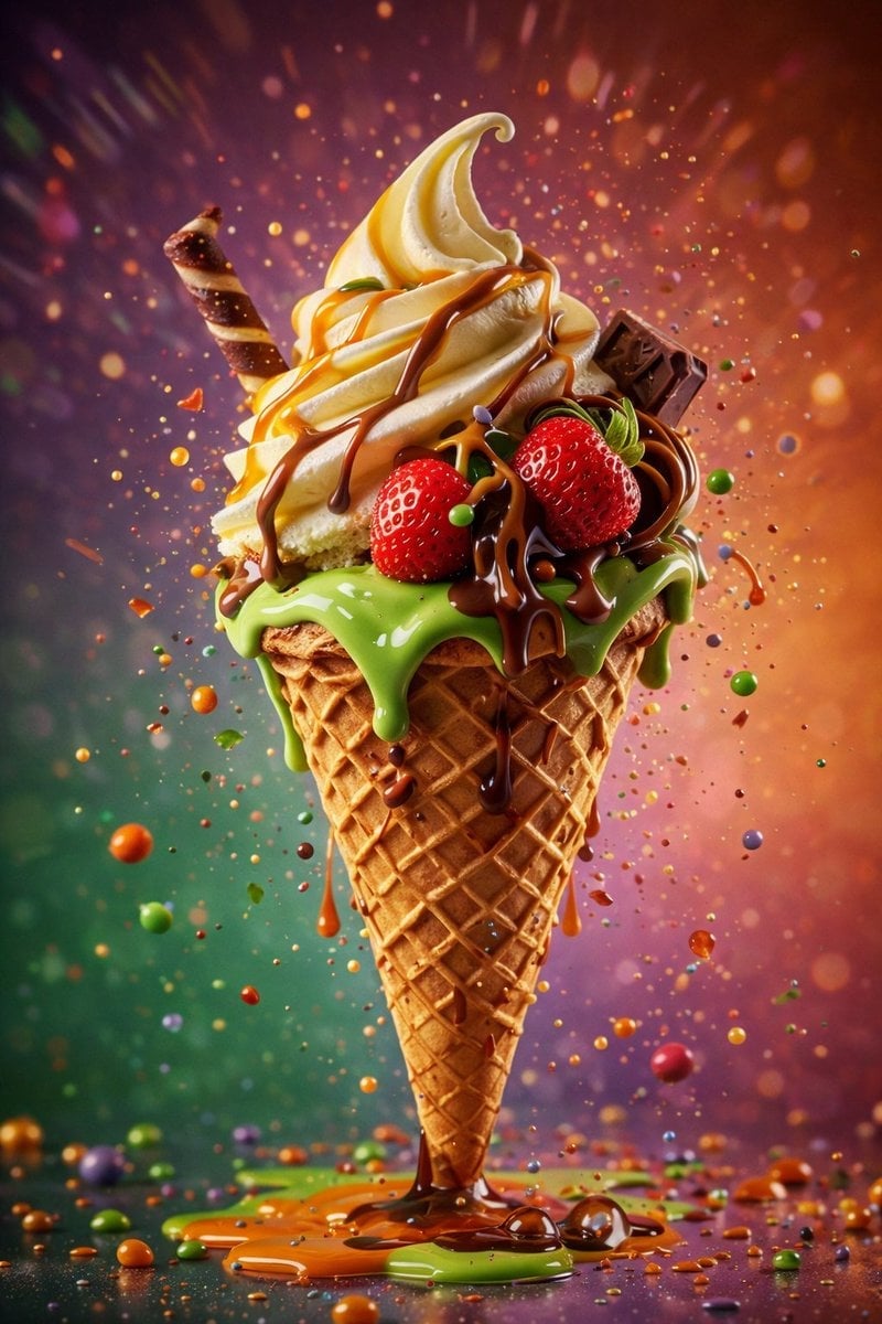 Gourmet Ice Cream Splash