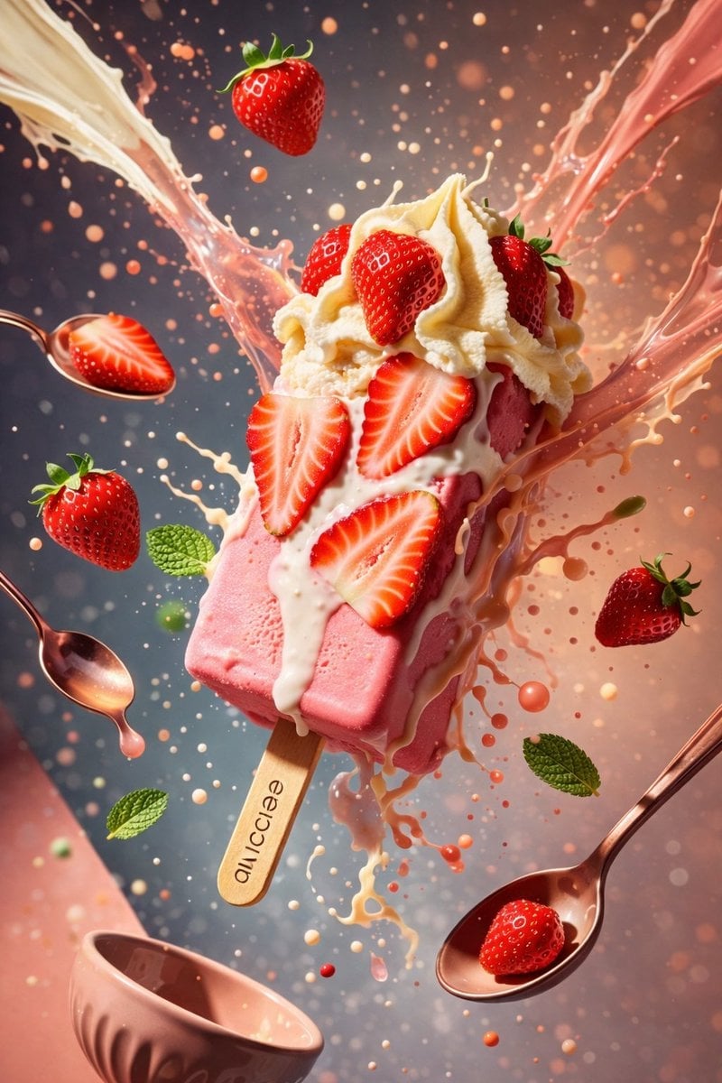 Gourmet Ice Cream Splash