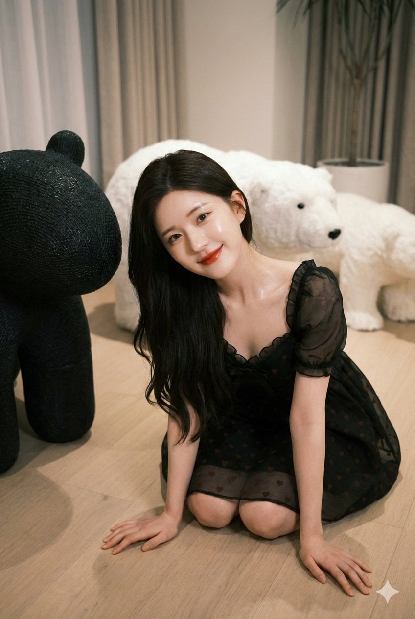 Elegant Doll-Like Portrait of Rosy Zhao