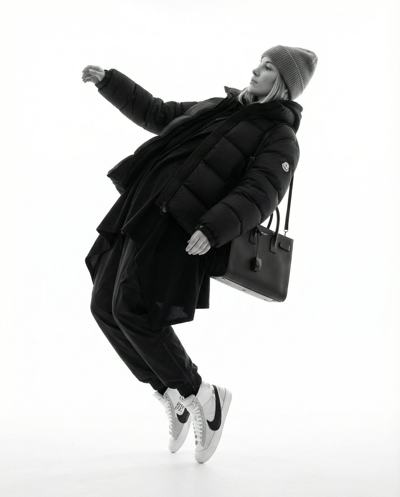 Monochrome Avant-Garde Streetwear