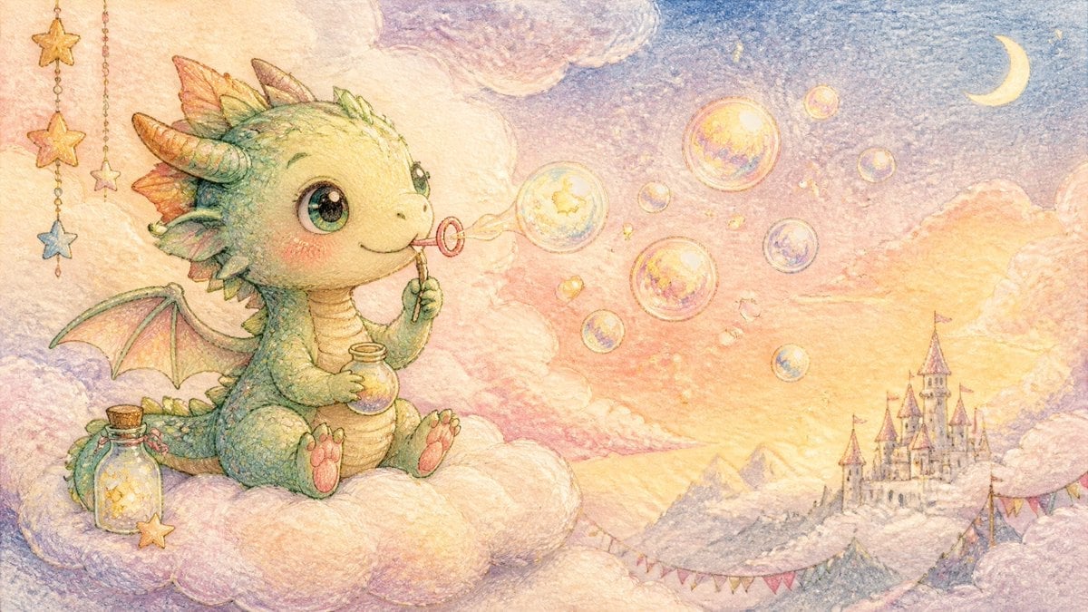 温馨童话绘本插画