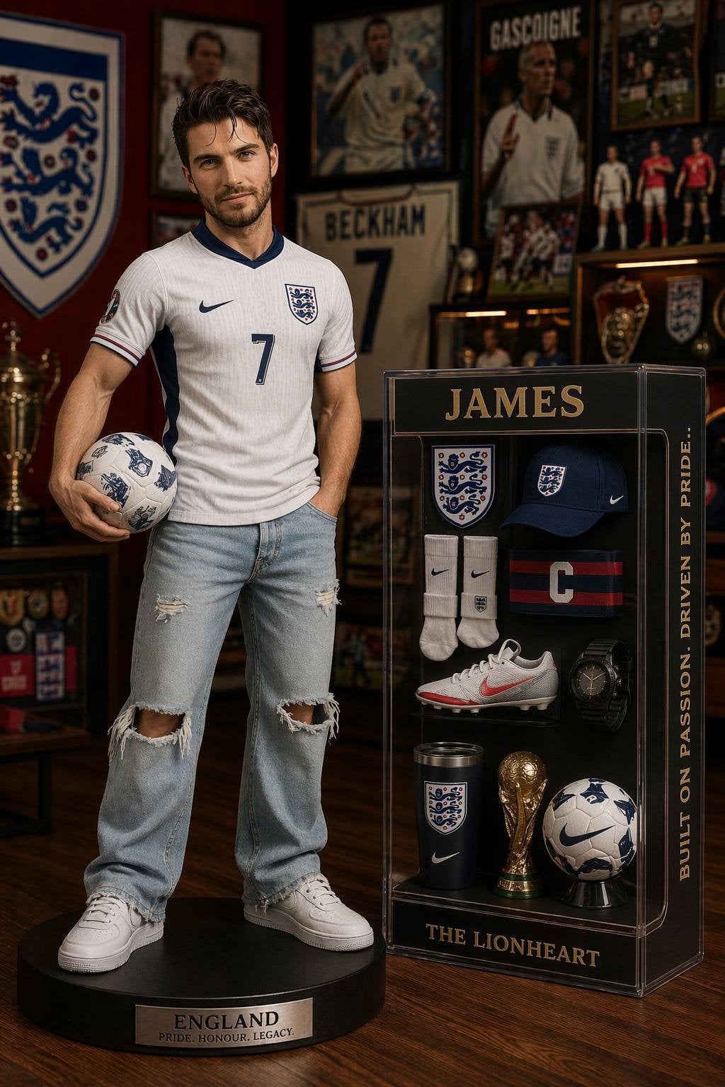 Custom 3D Football Collectible Figure