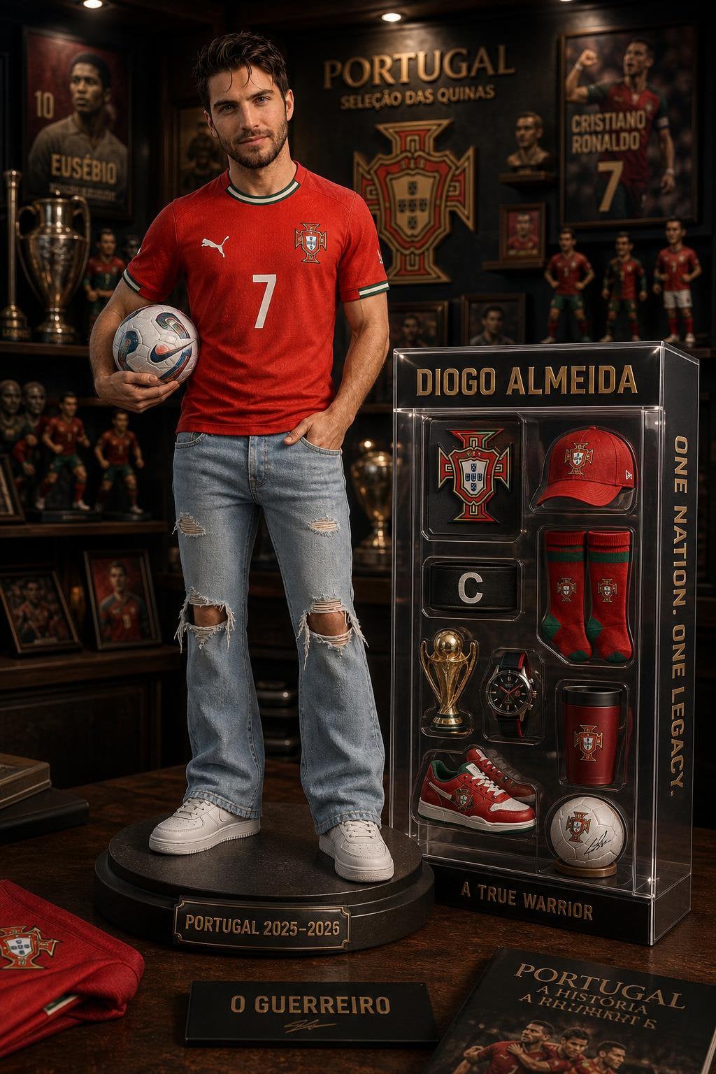 Custom 3D Football Collectible Figure