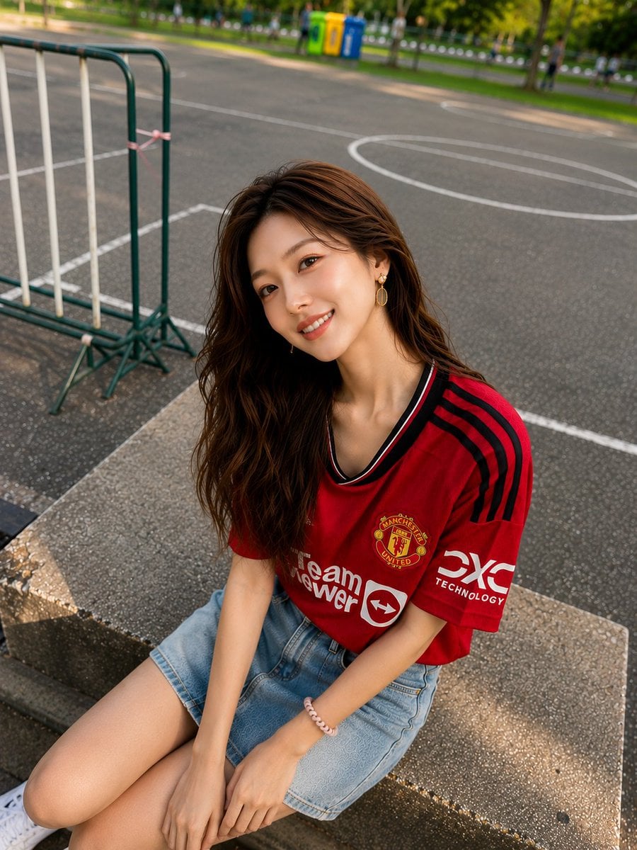 Sporty Street Fashion Portrait