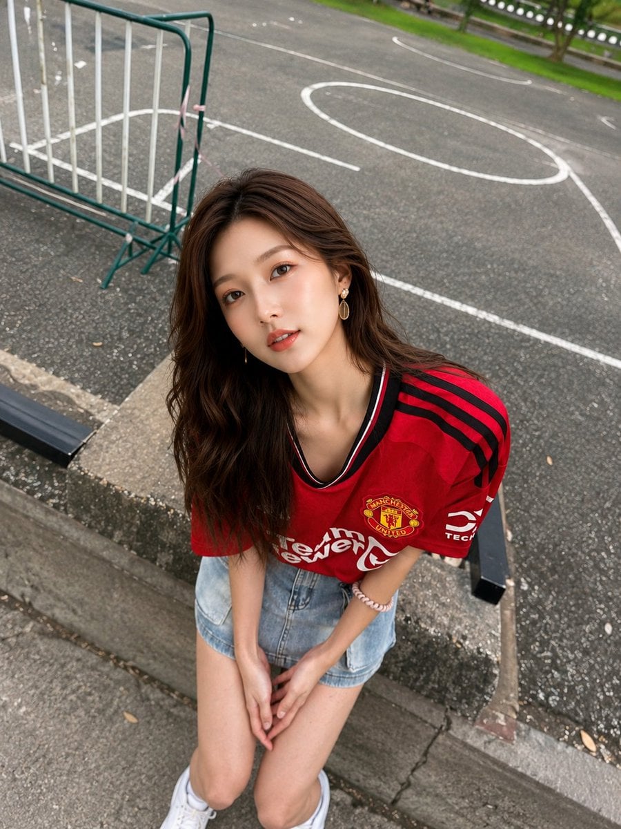 Sporty Street Fashion Portrait