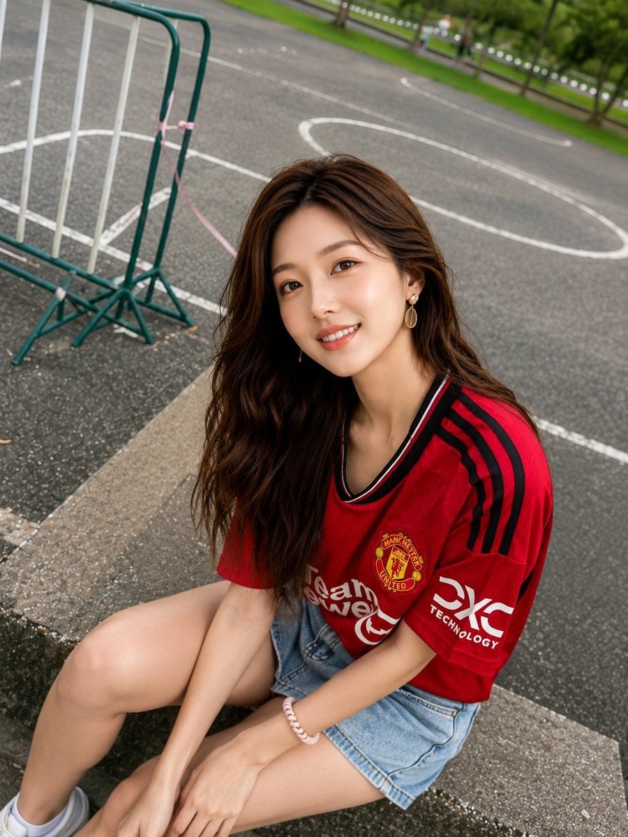 Sporty Street Fashion Portrait