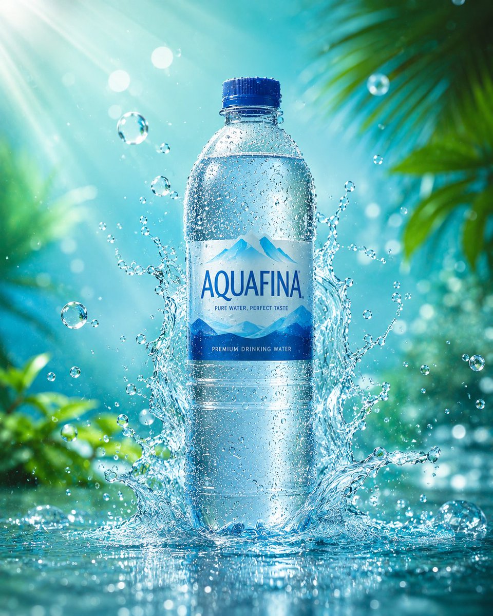 Luxury Water Bottle Commercial Photography