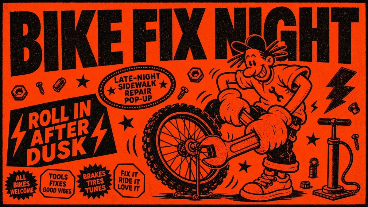 Vintage Mascot Poster
