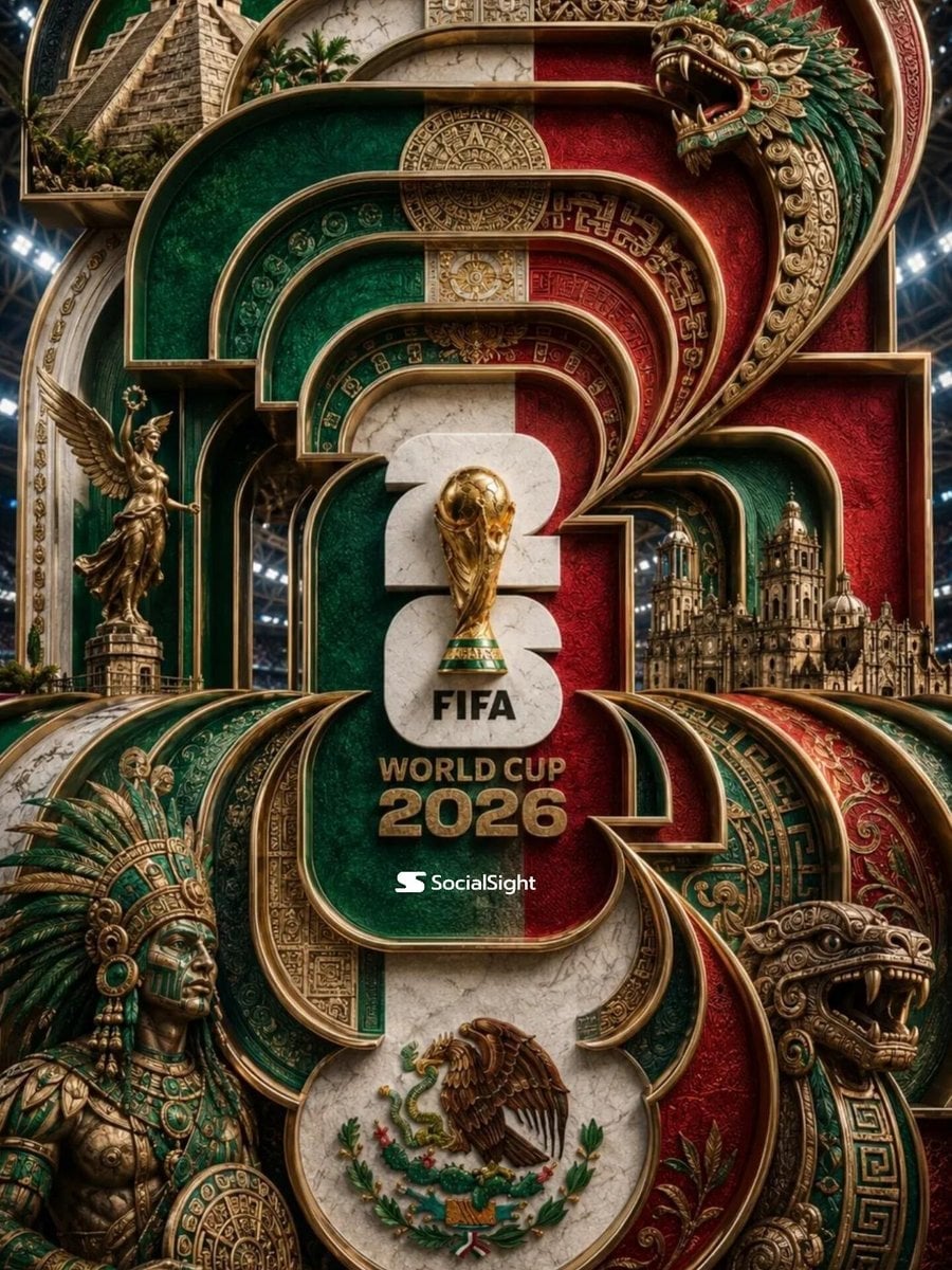 3D FIFA World Cup 2026 Poster