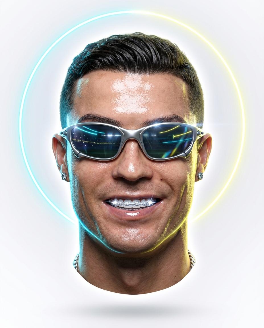 3D Floating Head Portrait