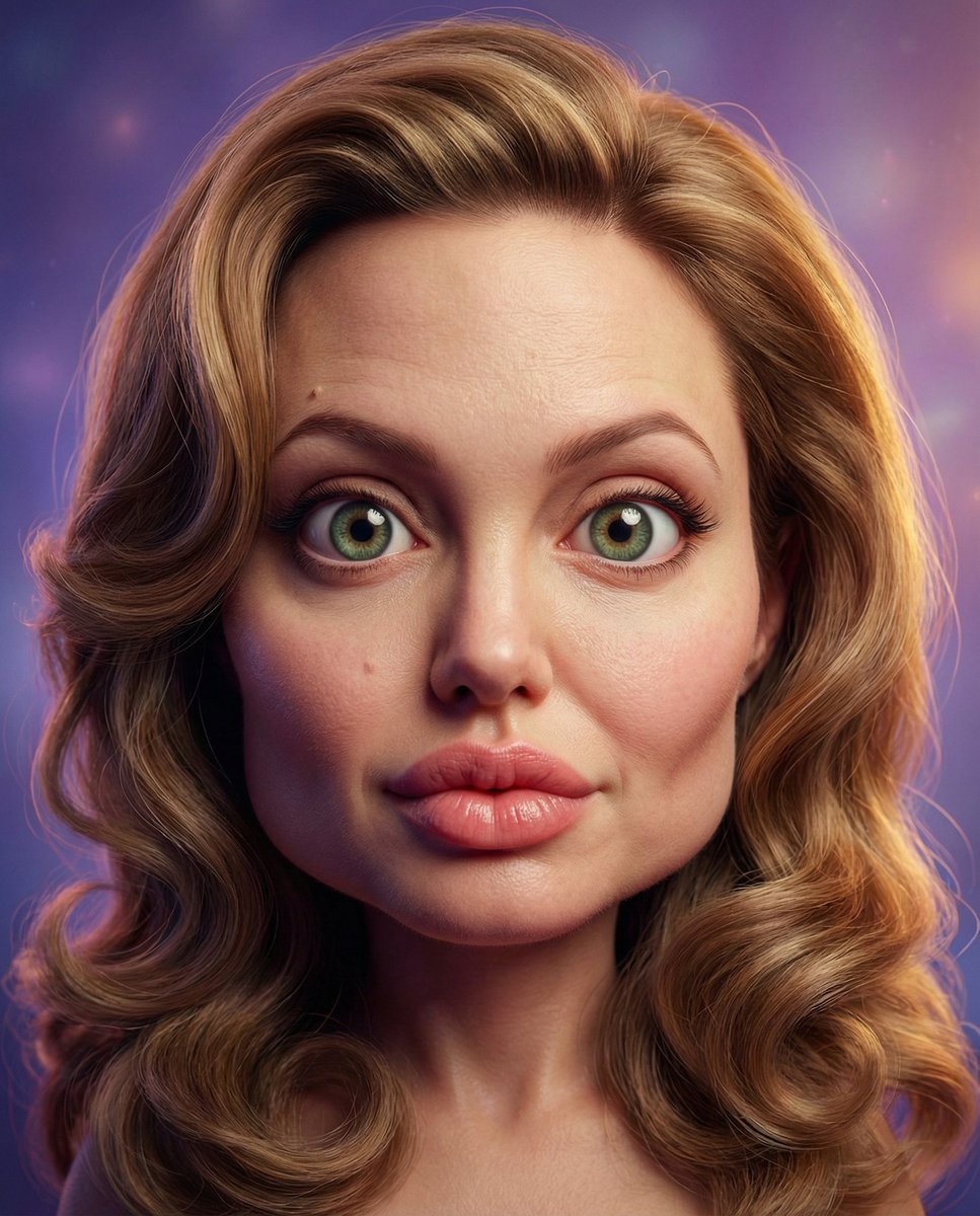 Caricature Style Baby Portrait