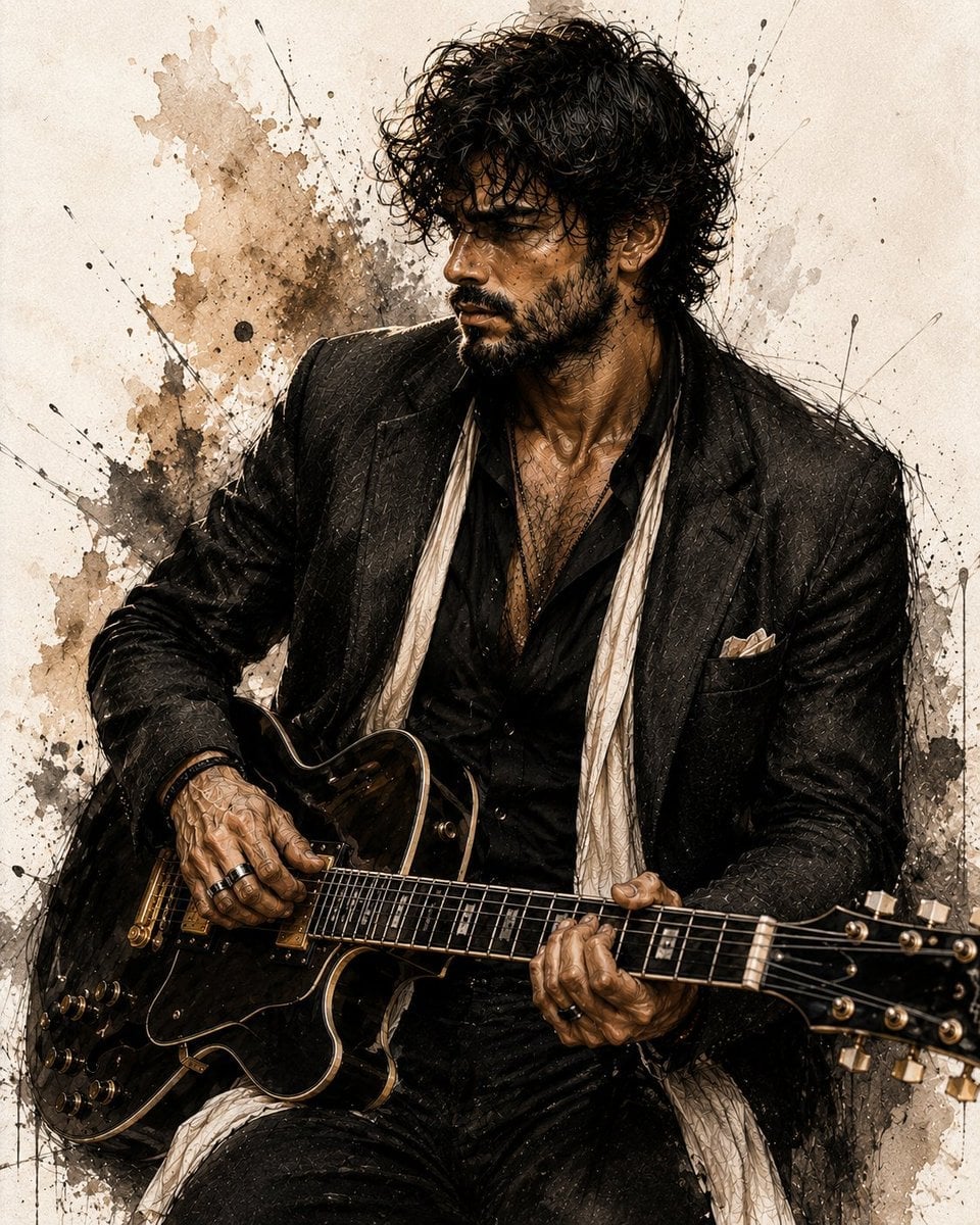 Cinematic Rockstar Portrait