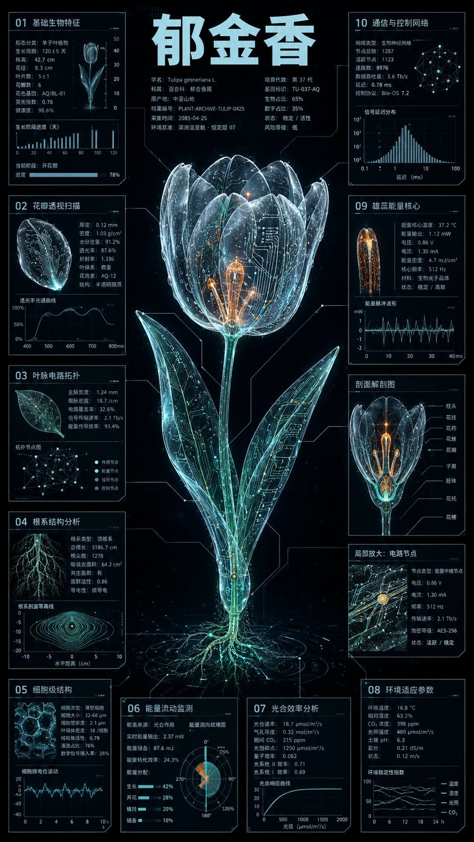 Cybernetic Tulip Infographic